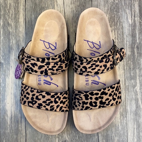 Blowfish cheetah sandals Clearance